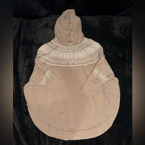 Free people poncho sweater